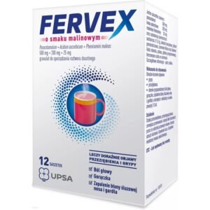 FERVEX, Raspberry flavoured, granules for Oral Solution