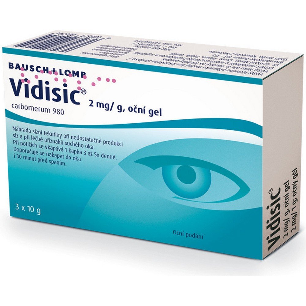 VIDISIC 2 MGG OPH.GEL. 3 X 10 G