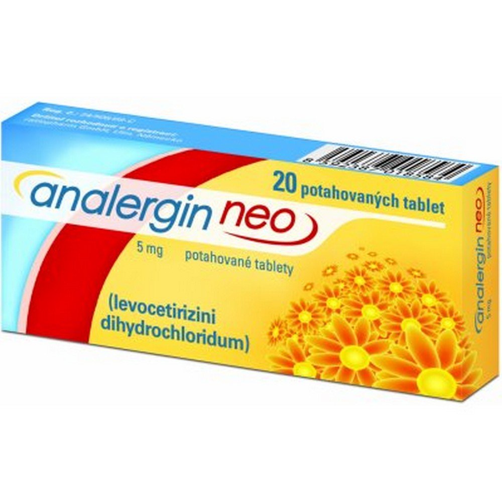 ANALERGIN NEO 5 MG POR.TBL.FLM. 20 X 5 MG