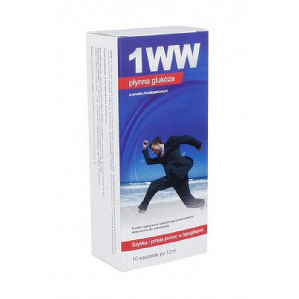 GLUKOZA W PŁYNIE 1WW SM.POMAR 12ML 10 SASZETEK