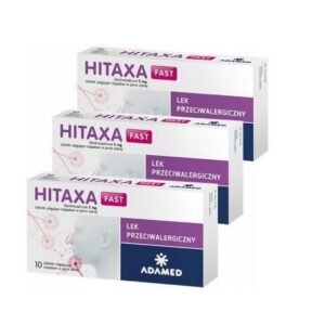 Set of 3x Hitaxa fast 5mg, 10 tablets