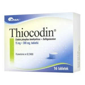 Thiocodin, 15 mg / 300 mg, 16 tbl.