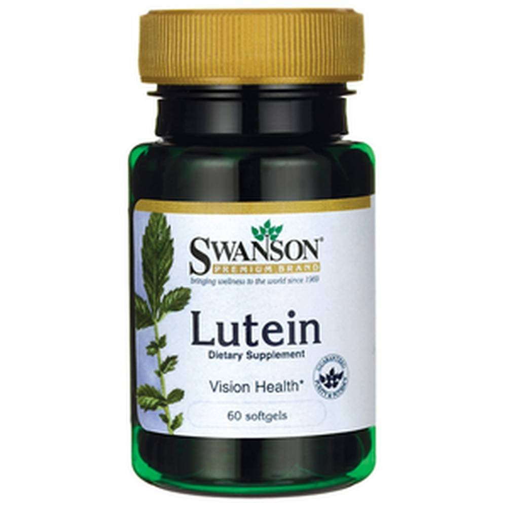 SWANSON LUTEIN 20MG 60,PRO SPORT