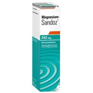 MAGNESIUM SANDOZ 243 mg effervescent tablets, 20 pcs