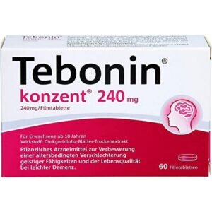 Tebonin concentrate 240 mg film-coated tablets, 60 pieces