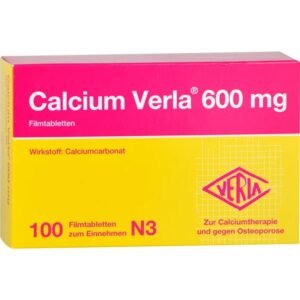 CALCIUM VERLA 600 mg film -coated tablets, 100 pcs
