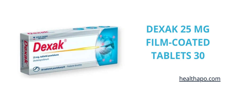 Dexak 25 mg film-coated tablets 30 tablets
