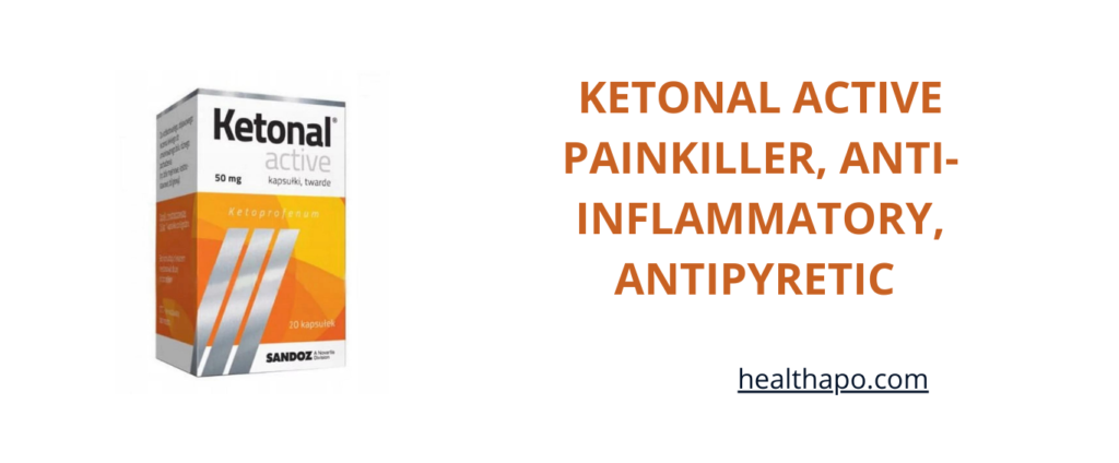 Ketonal Active Painkiller, anti-inflammatory