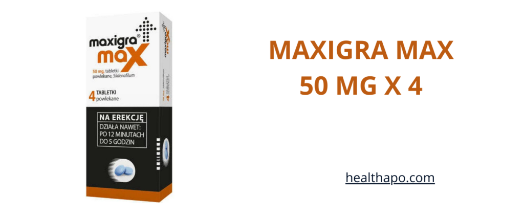 MAXIGRA MAX 50 MG X 4
