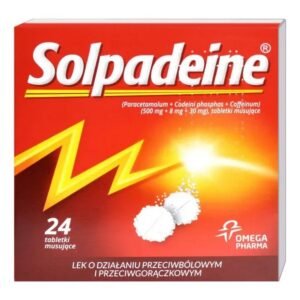 Solpadeine, effervescent tbl, 24 pcs., Solpadeine, tabletki musujące, 24 szt.,  OMEGA PHARMA