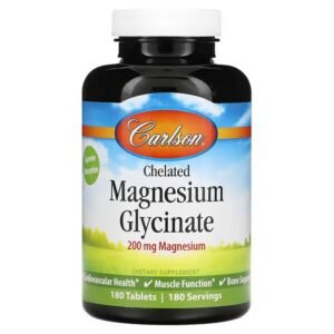 carlson-magnesium-glycinate-chelate-200-mg-180-tablets