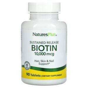 naturesplus-biotin-time-release-10000-mcg-90-tablets