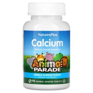 naturesplus-source-of-life-animal-parade-calcium-childrens-supplement-in-chewable-tablets-vanilla-sundae-90-animal-shaped-tablets
