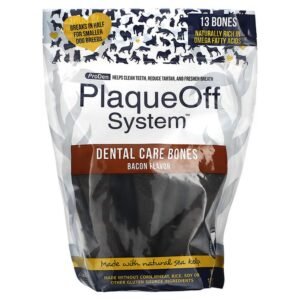 proden-plaqueoff-system-dental-care-bones-for-dogs-bacon-13-bones-482-g-17-oz