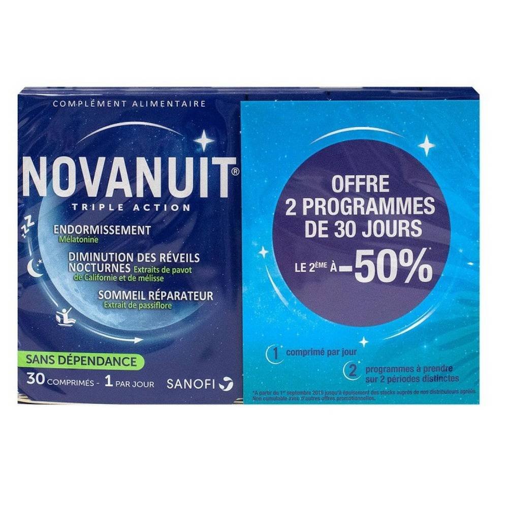 novanuit-30-jours-lot-de-2 NOVANUIT 30 JOURS LOT
