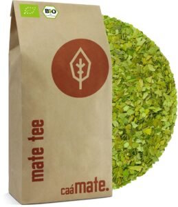 Bio Mate Tea 1 kg Pure Fresh & Green Fair Organic Yerba Mate Controlled, Certified & Bottled in Germany