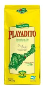 PLAYADITO Yerba Mate Tea Tradicional from Argentina with Stem, Ideal for Beginners, 1 kg