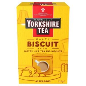 Yorkshire Tea - Biscuit Brew Package - 160 Tea Bags (Pack of 4)