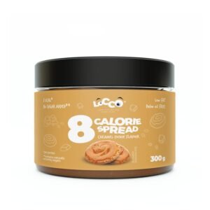 8-calories-spread-caramel-cooki-flavour-only-8-calories-per-serving-low-fat-cream-no-added-sugar-no-palm-oil-keto-diet-vegetarian-smooth-paste-sweet-snack-300-g