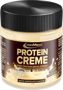 ironmaxx-protein-cream-–-250-g-–-white-chocolate-–-low-carb-bread-spread-with-up-to-30-protein-–-ideal-for-calorie-conscious-and-low-sugar-diet-–-designed-in-germany