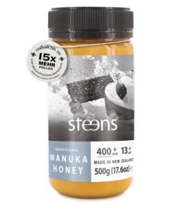 steens-manuka-honey-mgo-400-500-g-pure-raw-100-certified-umf-13-manuka-honey-bottled-and-sealed-in-new-zealand-500-g