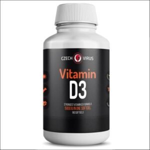 Vitamin D3 (High Potency) - Czech Virus Vitamin D3 180 Capsules