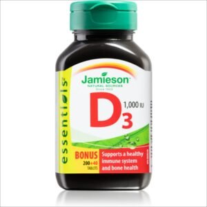 Vitamin D3 (1000 IU) - Jamieson Vitamin D3 1000 IU 240 Tablets
