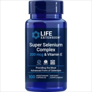 Selenium - Life Extension Super Selenium Complex & Vitamin E 100 Capsules