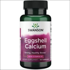Eggshell Calcium - Swanson Eggshell Calcium + Vitamin D3 60 Capsules