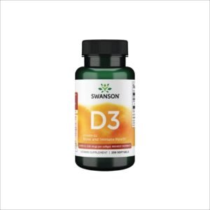 Vitamin D3 (5000 IU) - Swanson Vitamin D3 5000 IU Higher Potency 250 Softgels
